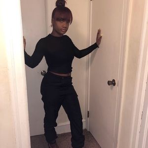 Cute black set shirt and pants